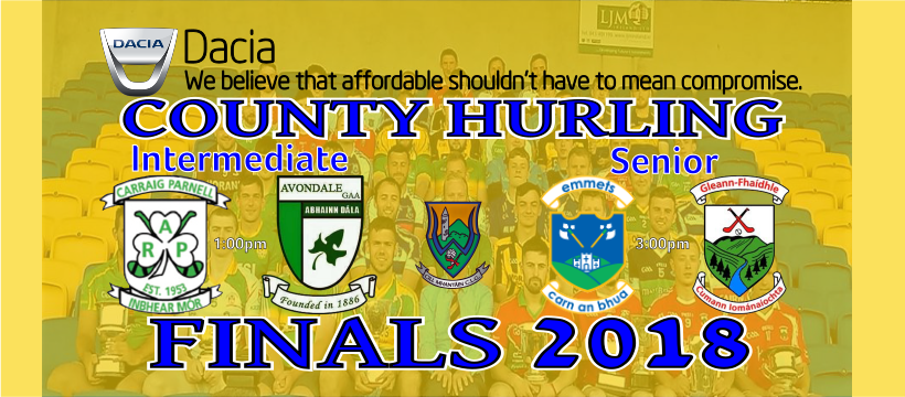 Dacia Hurling Finals day Has Arrived