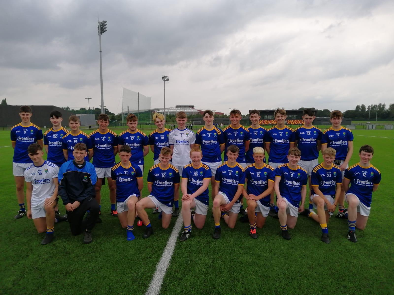 U-16 Footballers in Gerry Reilly final