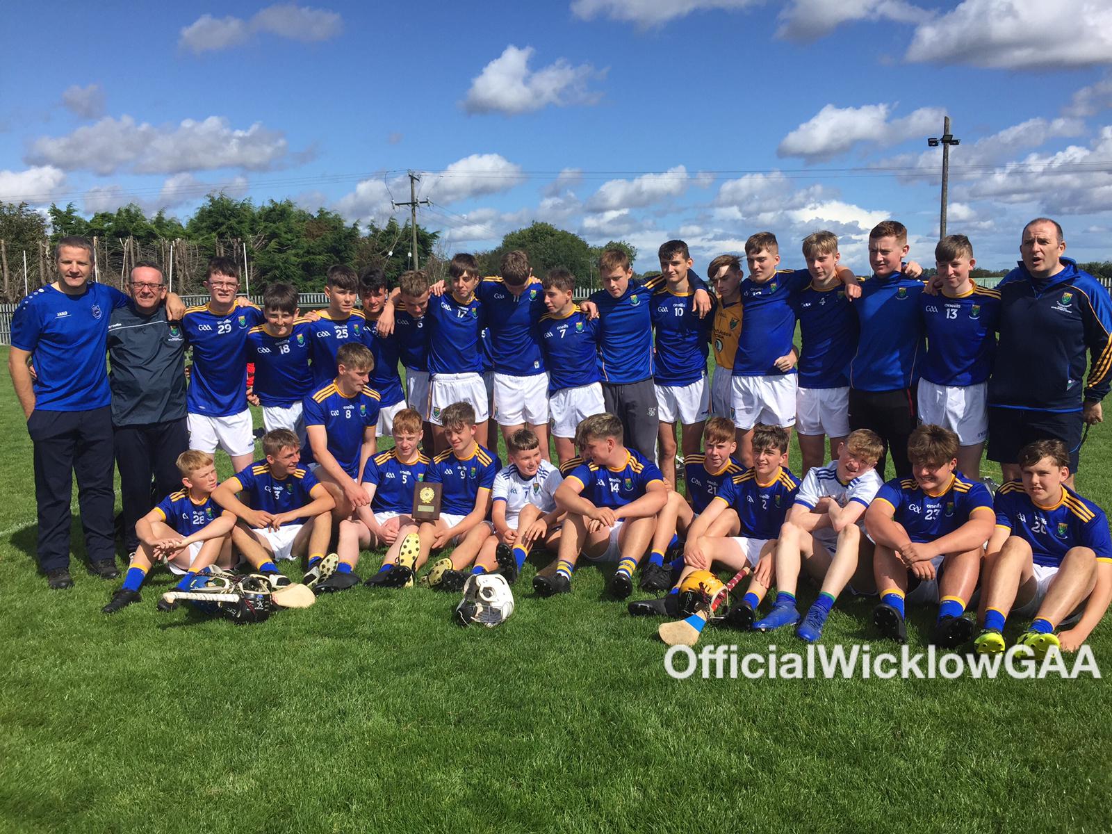 U15 Hurlers win Hibernian Cup