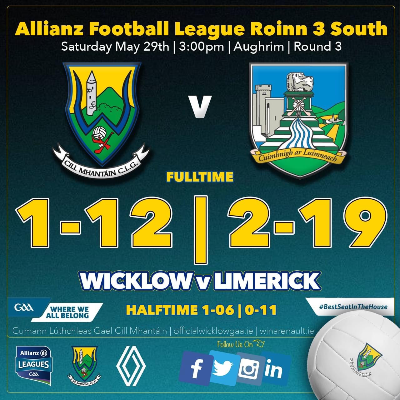 Allianz Football League 3 South R.3