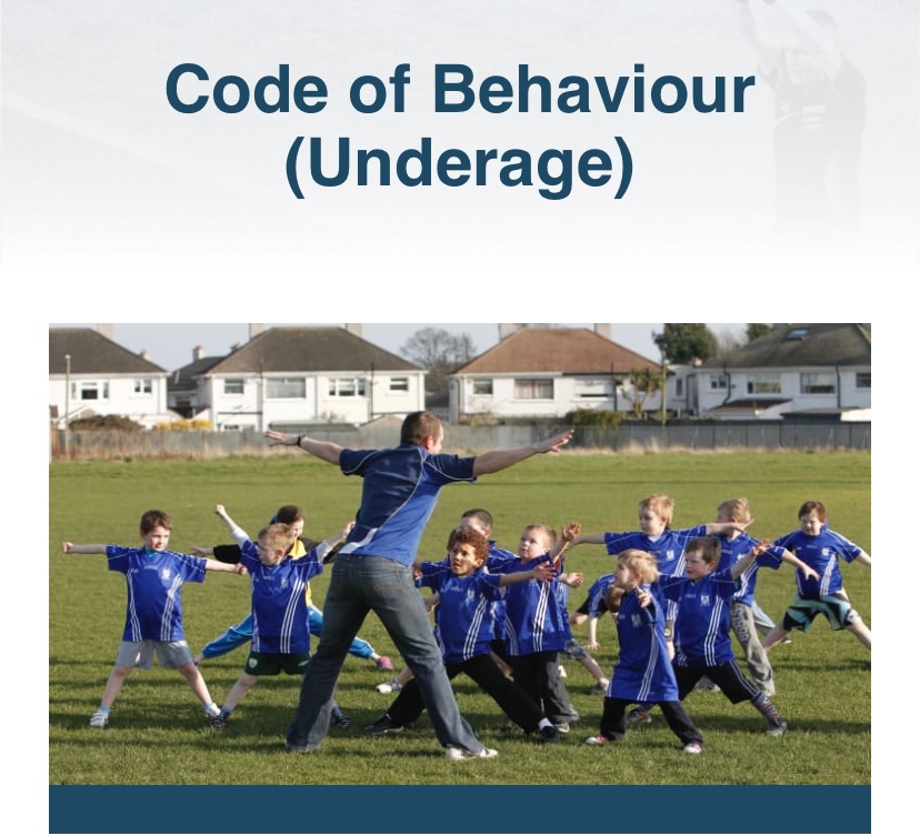 Updated Code of Behaviour (Underage)