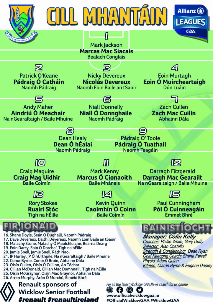 Allianz NFL Round 1 v Westmeath