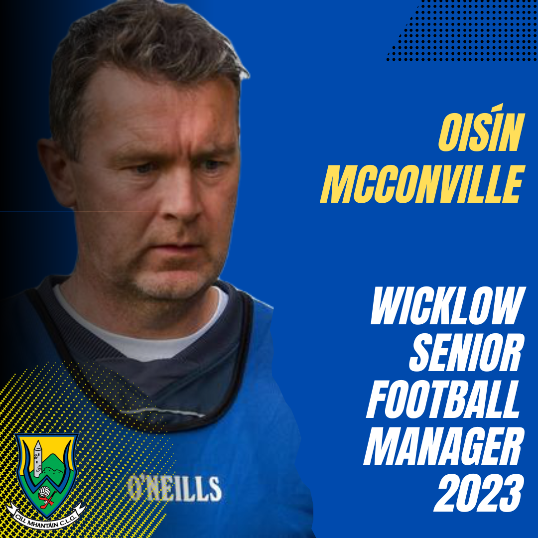 Oisín McConville – Wicklow Senior Football Manager