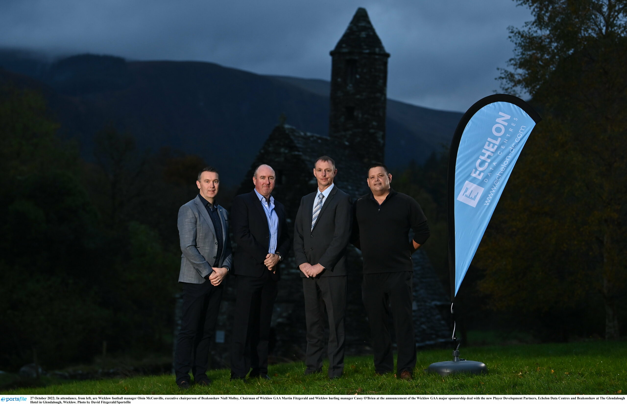 Wicklow GAA announces joint sponsorship agreement with Echelon Data Centres and Beakonshaw