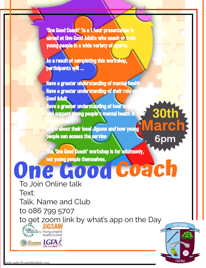 One Good Coach Online Workshop