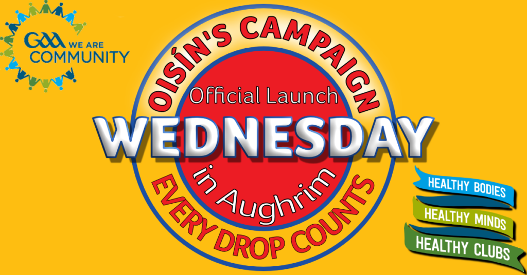 Tomorrow we launch Oisín’s Campaign