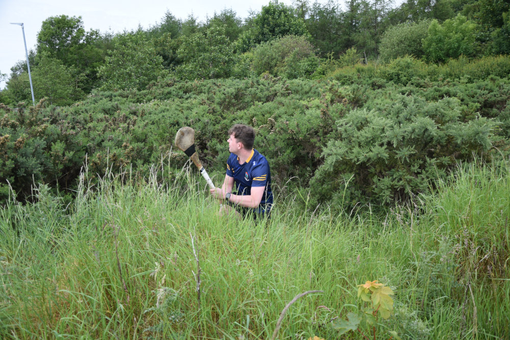 Defending Champion Rory Martin in action during 2026 Wicklow Poc Fada